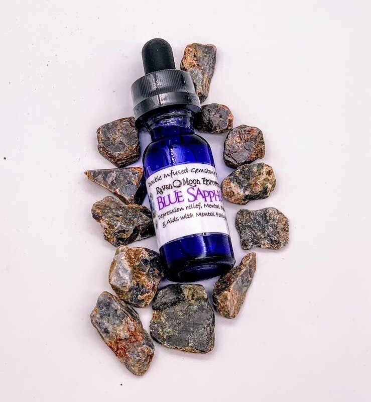 Blue Sapphire Crystal Elixir