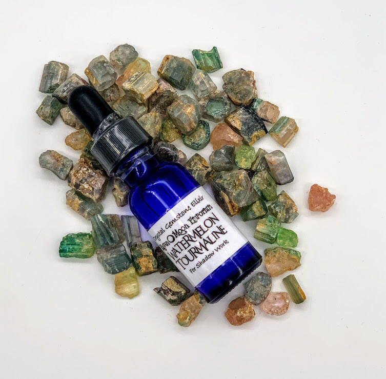 Watermelon Tourmaline Crystal Elixir