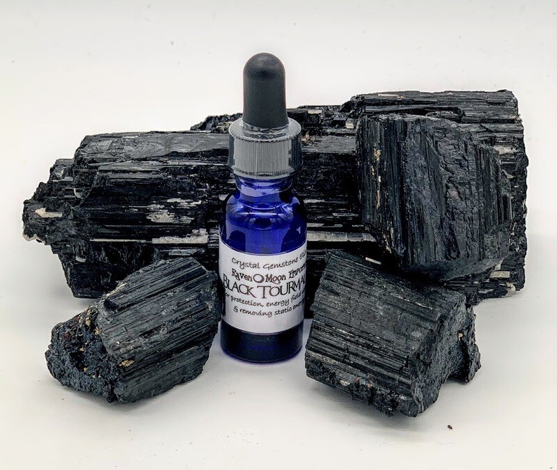 Black Tourmaline Crystal Elixir