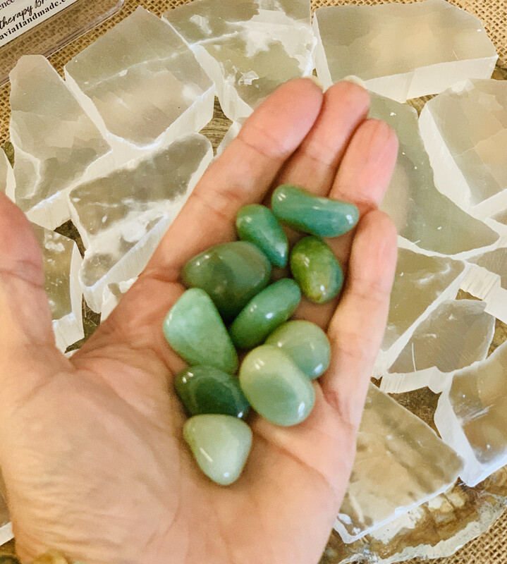 Aventurine, Green, Tumbled