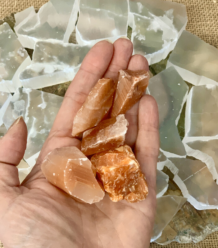Calcite, Red, Natural