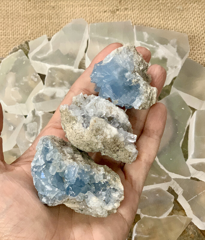 Celestite Clusters
