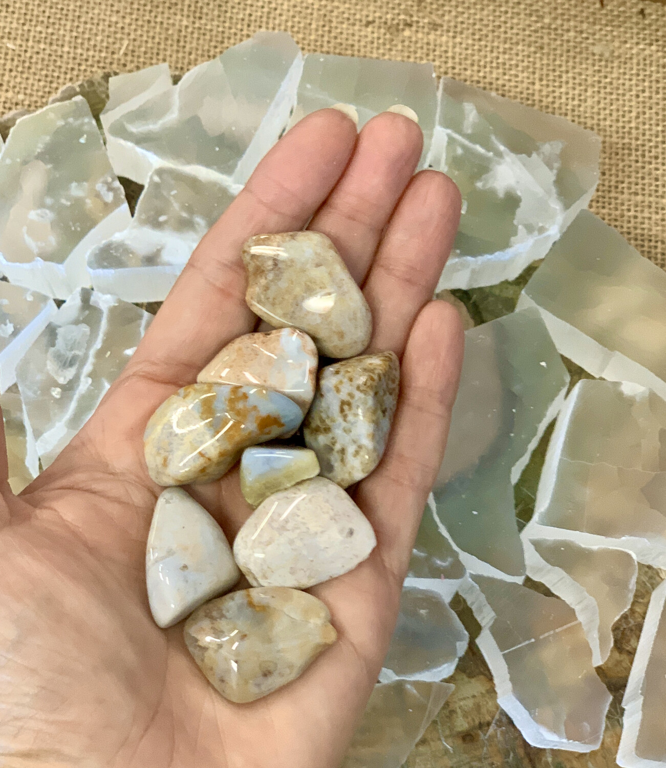 Chalcedony, Blue