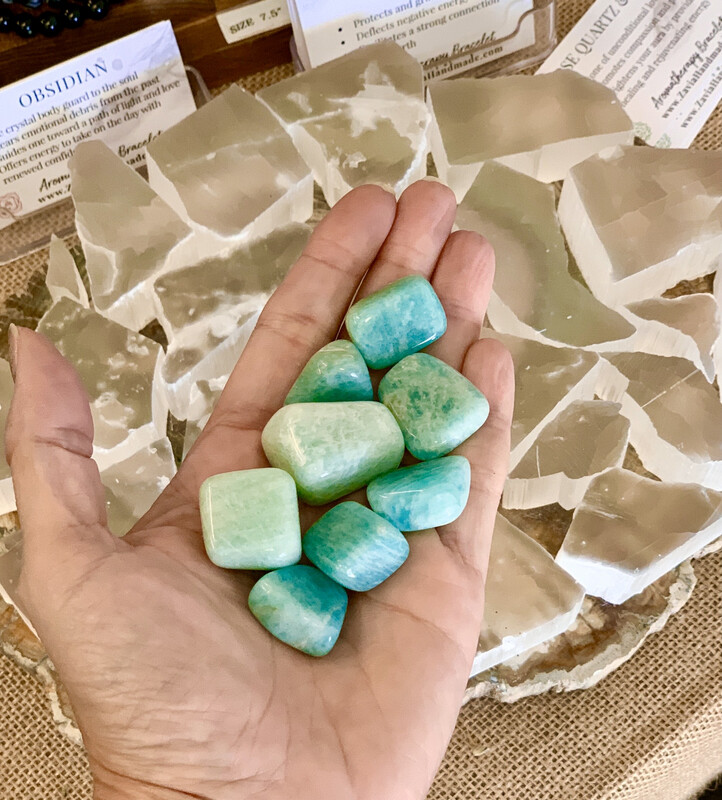 Amazonite, Tumbled