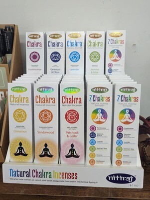 Nitiraj Chakra Incense Sticks