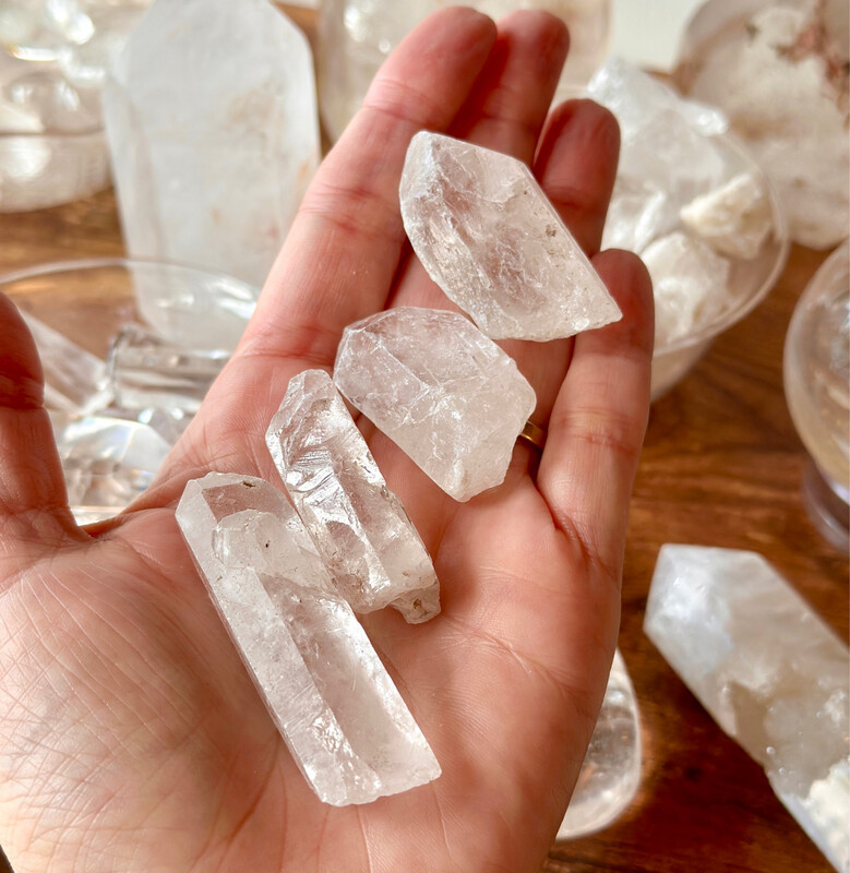 Quartz, Clear, Natural Points