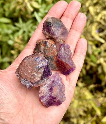 Amethyst, Red, Natural