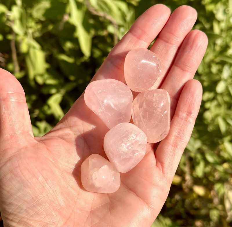Quartz, Rose, Tumbled