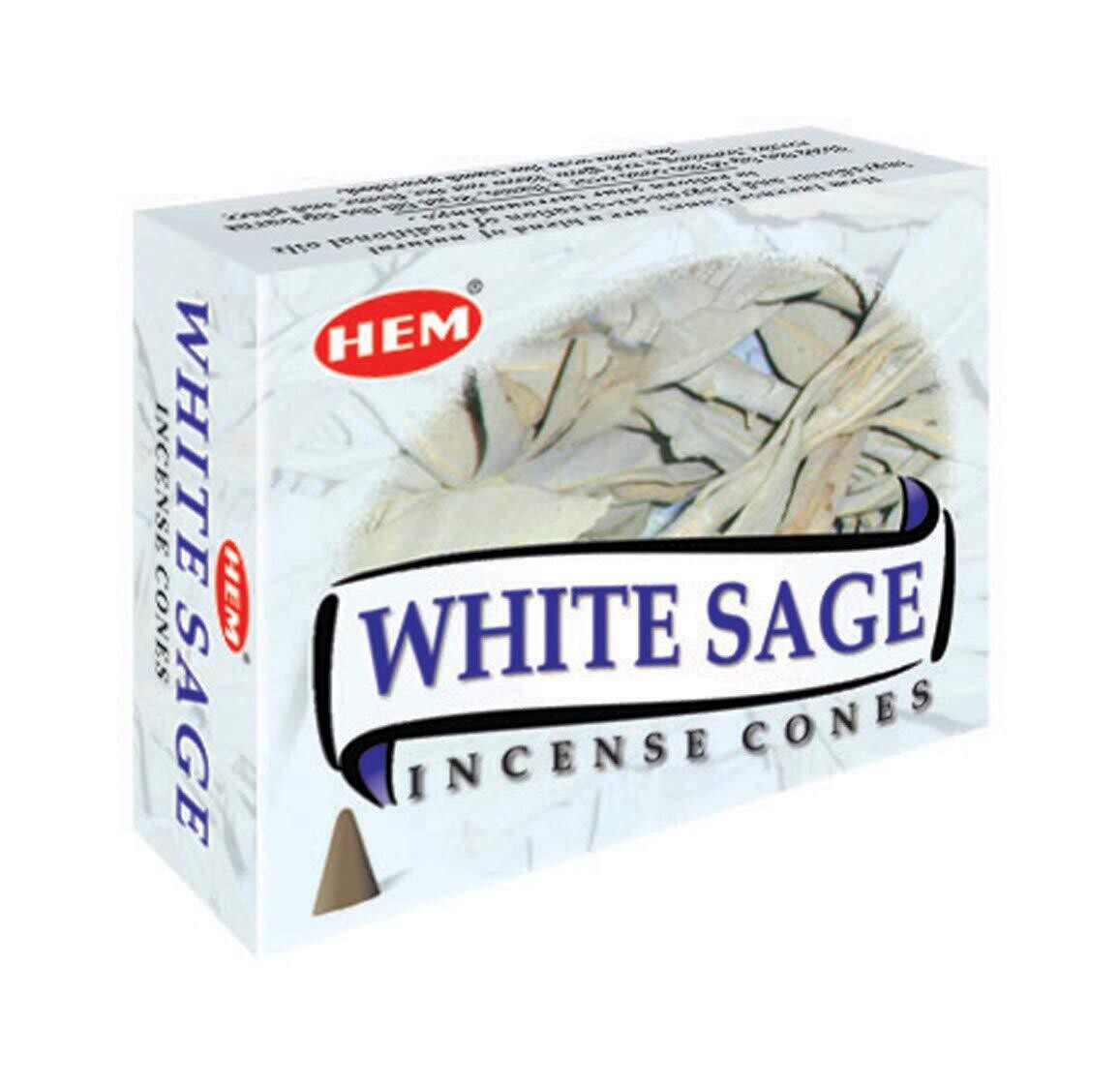 White Sage Cone Incense