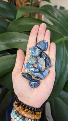 Sodalite, Tumbled Sodalite, Tumbled