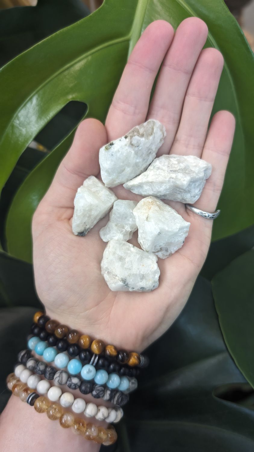 Moonstone, Rainbow, Natural