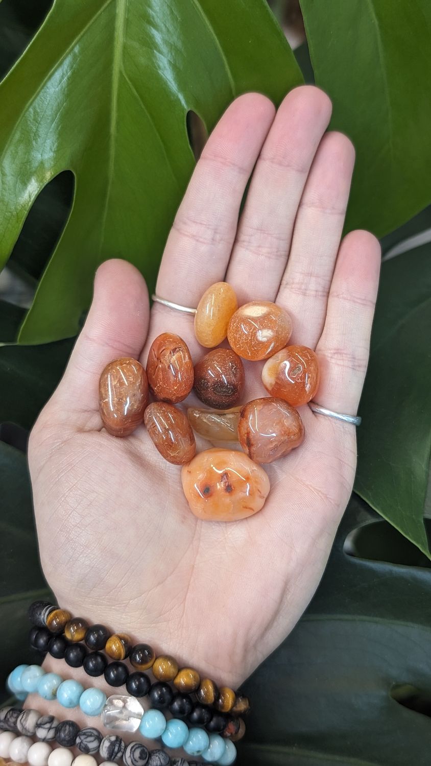 Carnelian, Tumbled