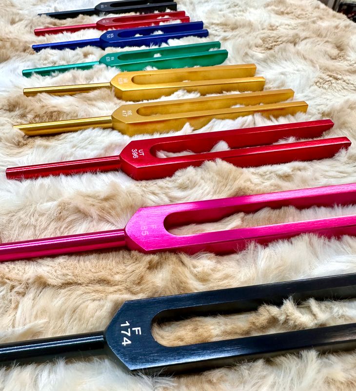 Solfeggio Unweighted Tuning Forks Set