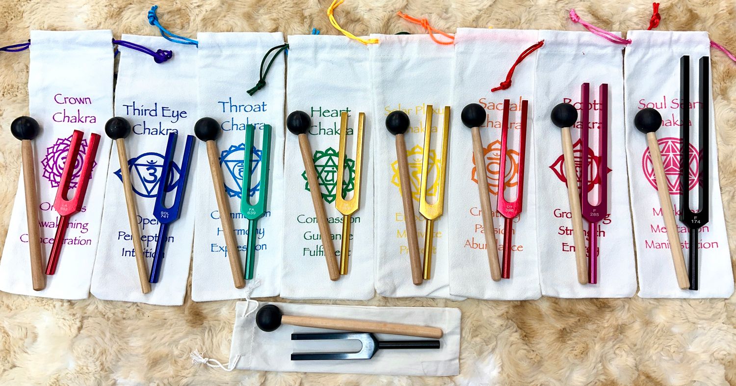 Solfeggio Unweighted Tuning Forks