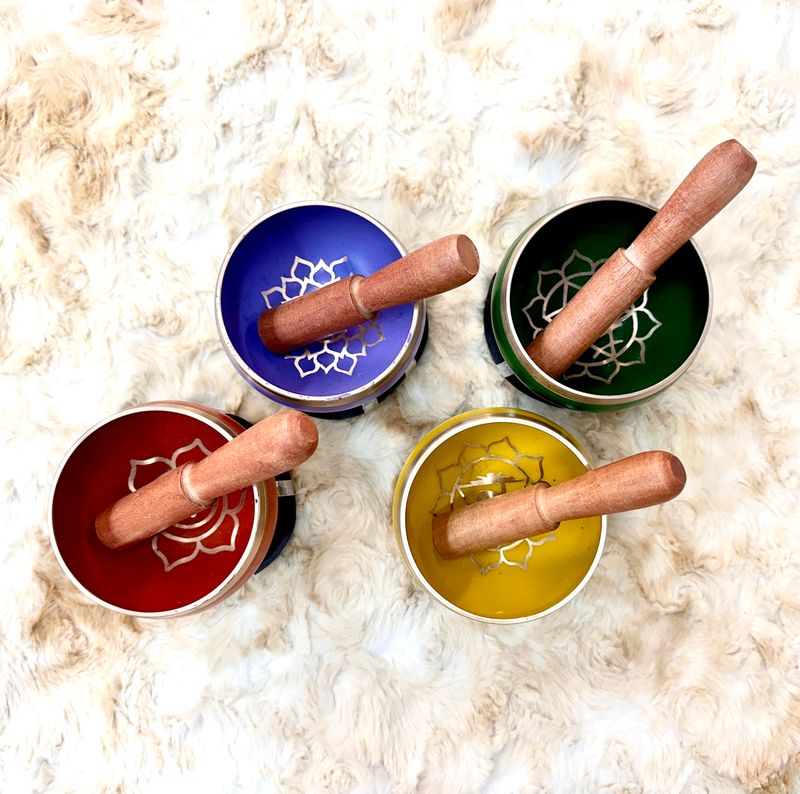 3.5" Tibetan Singing Bowl Set