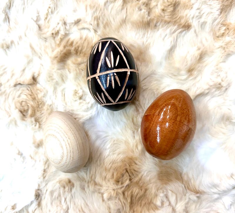 Egg Shakers, Wood, Assorted