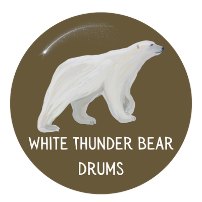 White Thunder Bear Drums
