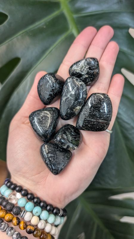 Tourmaline, Black, Tumbled