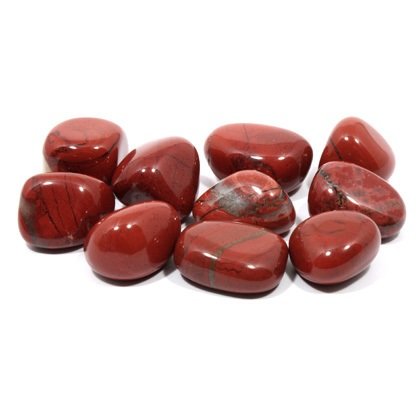 Jasper, Red, Tumbled