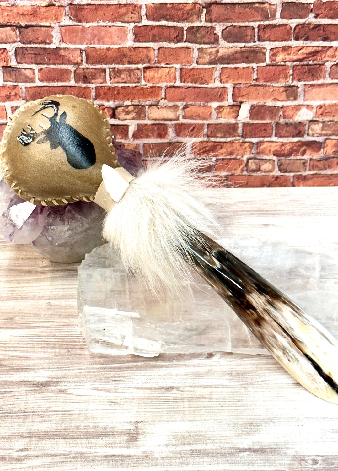 Winter, Elk, and Buffalo Medicine Rattle Winter, Elk, and Buffalo Medicine Rattle