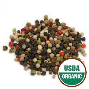 Peppercorns, Rainbow/4 Pepper Blend (Organic)