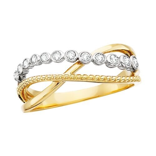 Two-Tone Fashion Ring BER130492