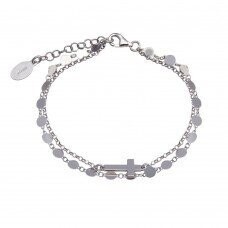 Sterling Cross Bracelet SIL6101700