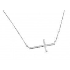 Sterling East to West Cross Pendant SIL6354241