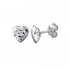 Sterling Heart Earrings SIL6452830