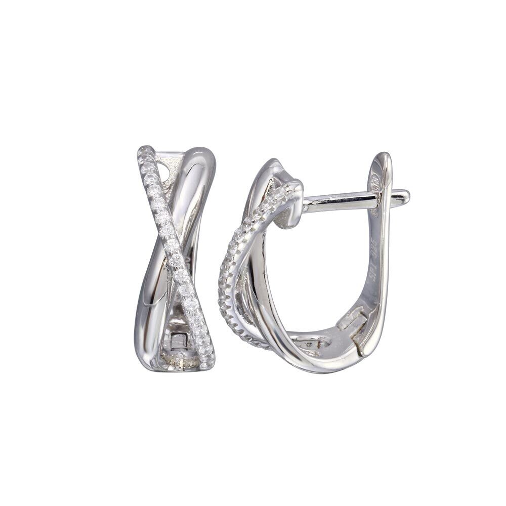Sterling Hoop Earrings SIL6453141