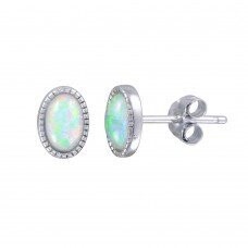 Sterling Opal Earrings SIL6452822
