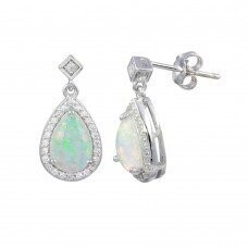 Sterling Opal Earrings SIL6453044