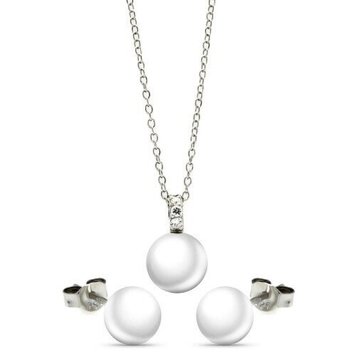 Sterling Pearl Set SIL320132