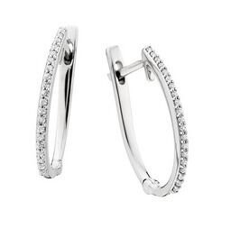 Diamond Hoop Earrings BER150599