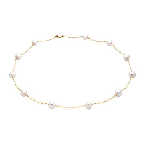 Yellow Pearl Necklace BER32592