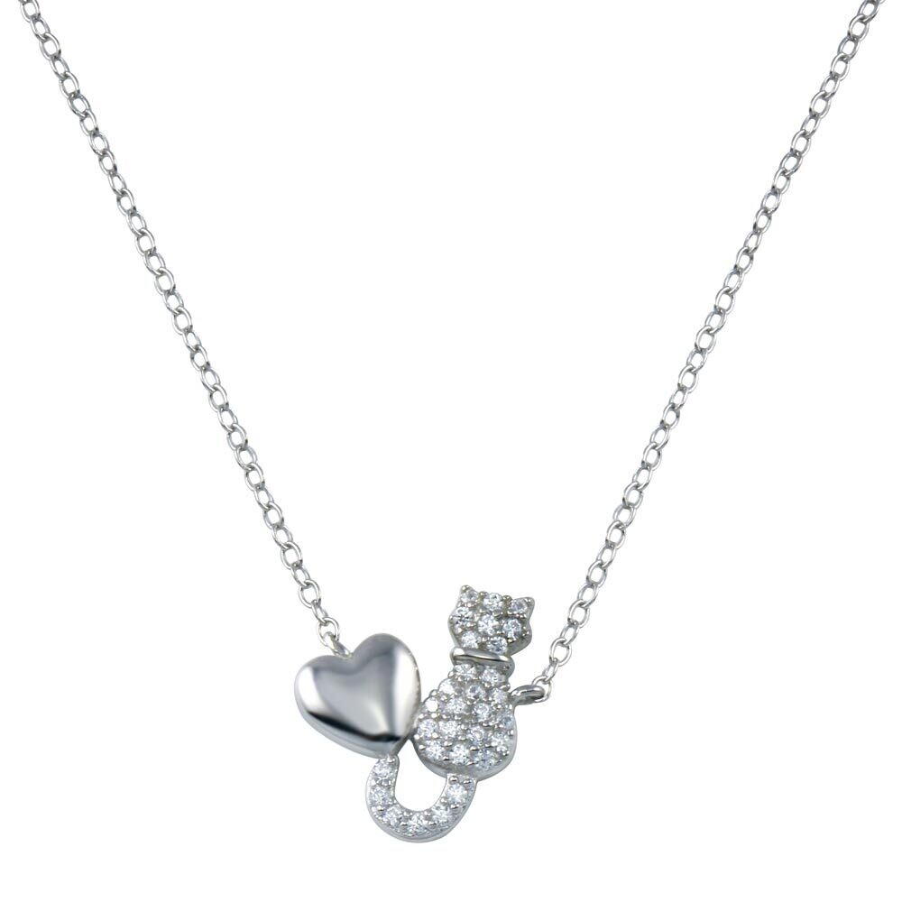 Sterling Cat Necklace SIL6355040