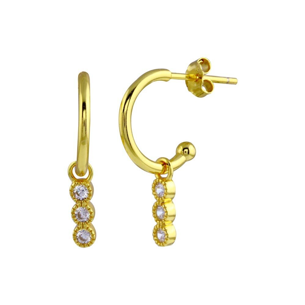 Yellow Hoop Earrings SIL6453371