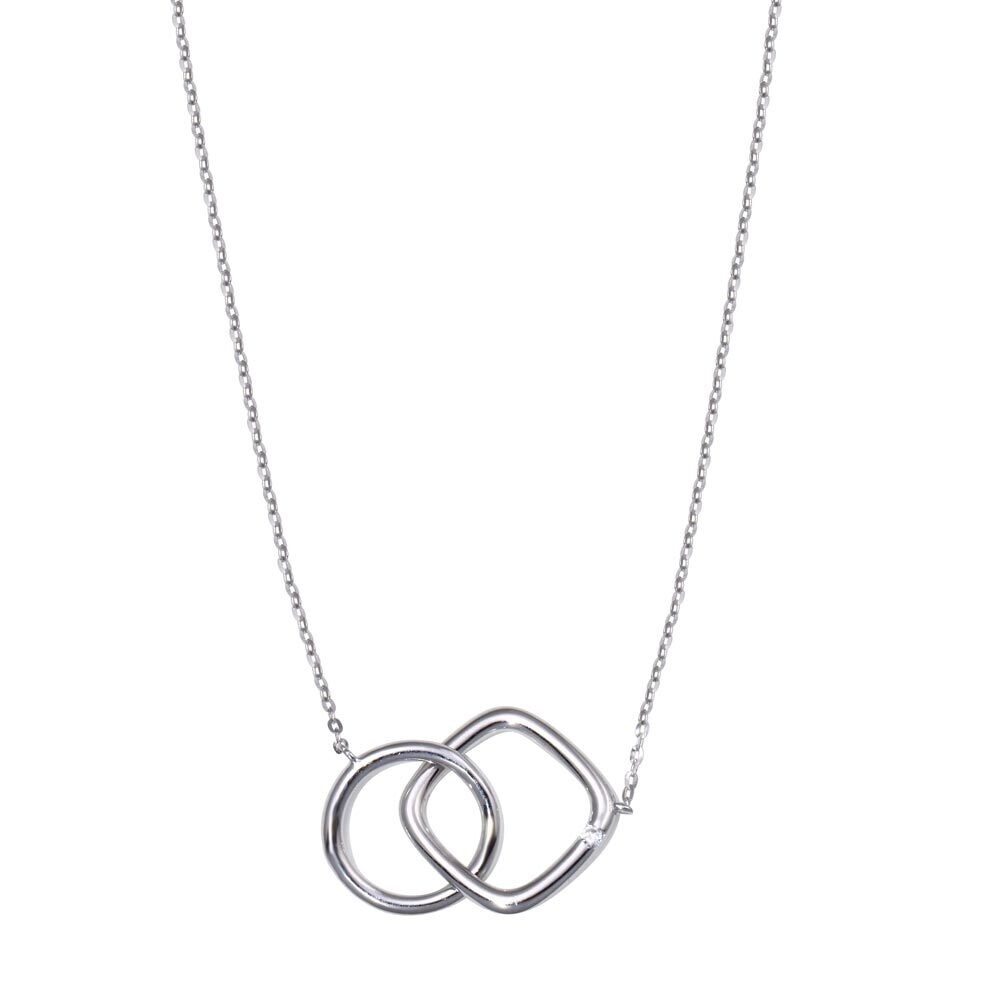 Sterling Interlocked Necklace SIL6355254