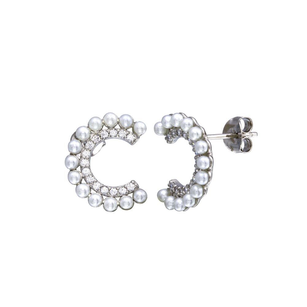 Sterling Pearl Earrings SIL6453403