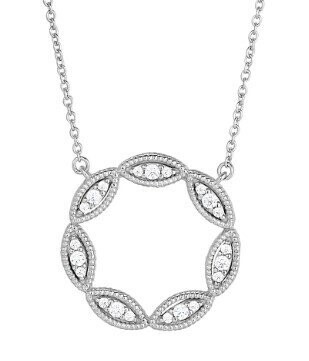 Sterling Open Circle Necklace KW6355528