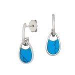 Sterling Turquoise Earrings SR0210393