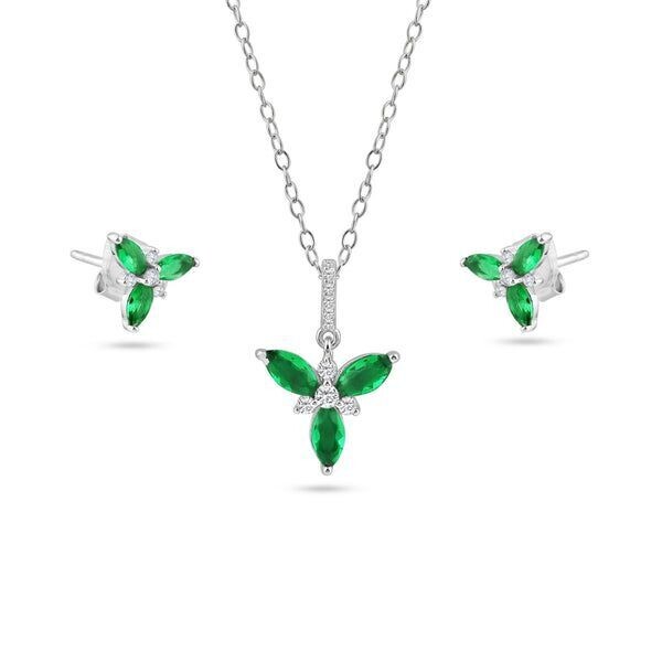 Sterling Pendant & Earring Set SIL6355765