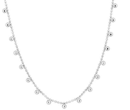 Sterling Beaded Necklace SIL6355843
