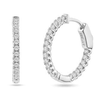 Sterling Hoop Earrings SIL6453701