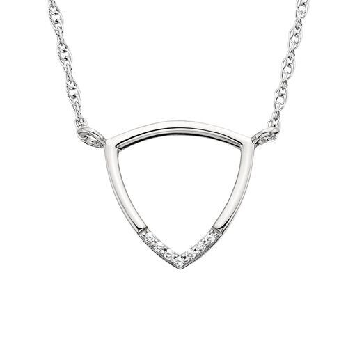 Sterling Diamond Pendant BER1601003