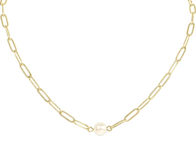 Yellow Pearl Necklace WJW800326