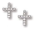 Sterling Cross Earrings SR06453805