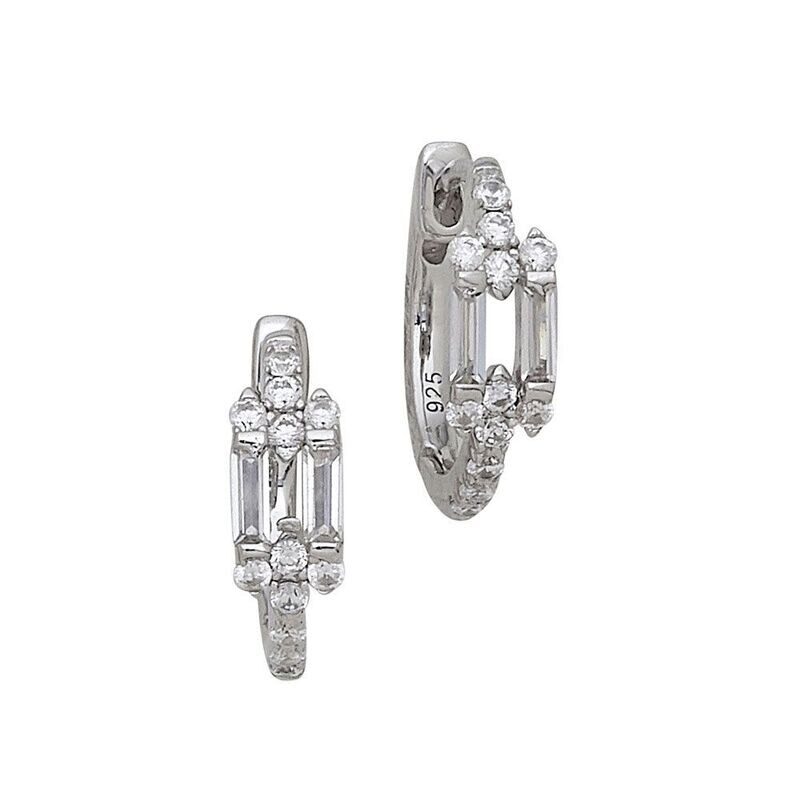 Sterling Huggie Earrings SR06453875