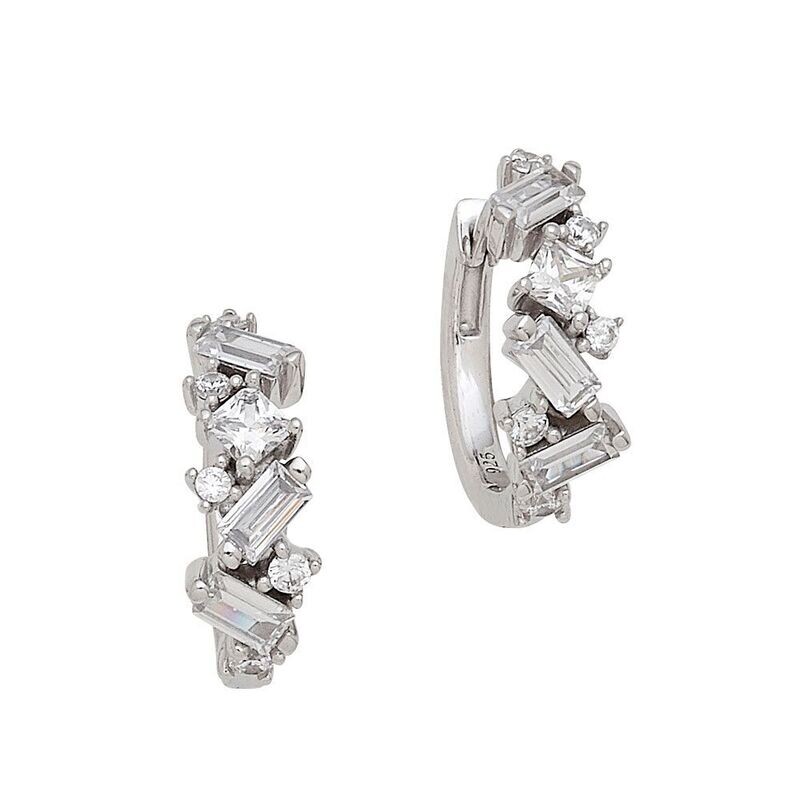 Sterling Huggie Earrings SR06453876