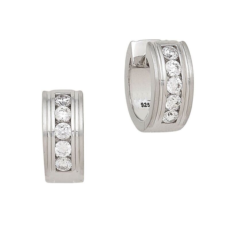 Sterling Huggie Earrings SR06453878